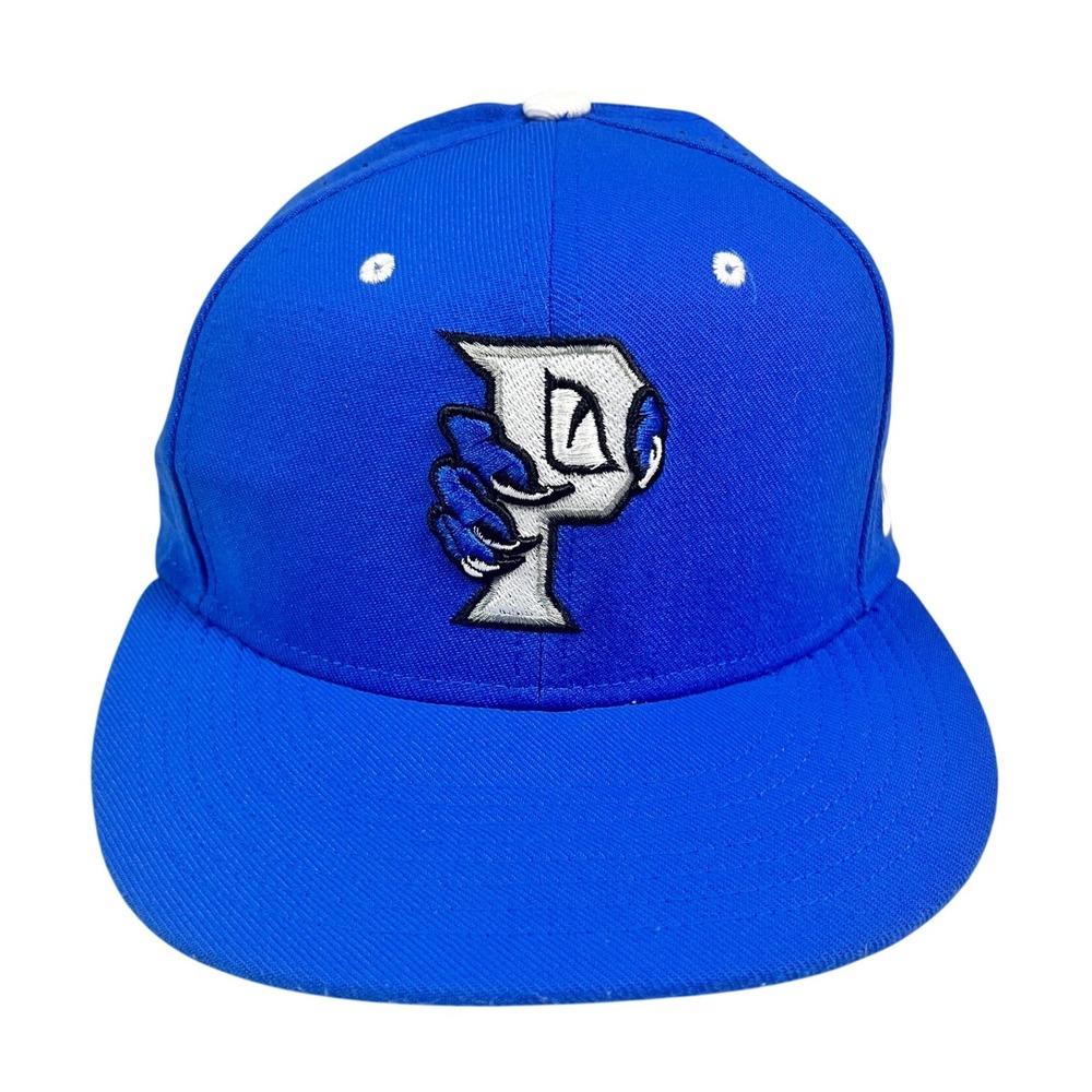 Nike True Dri-FIT Royal Blue Fitted Hat P Claw Embroidered M/L Perforated Cap